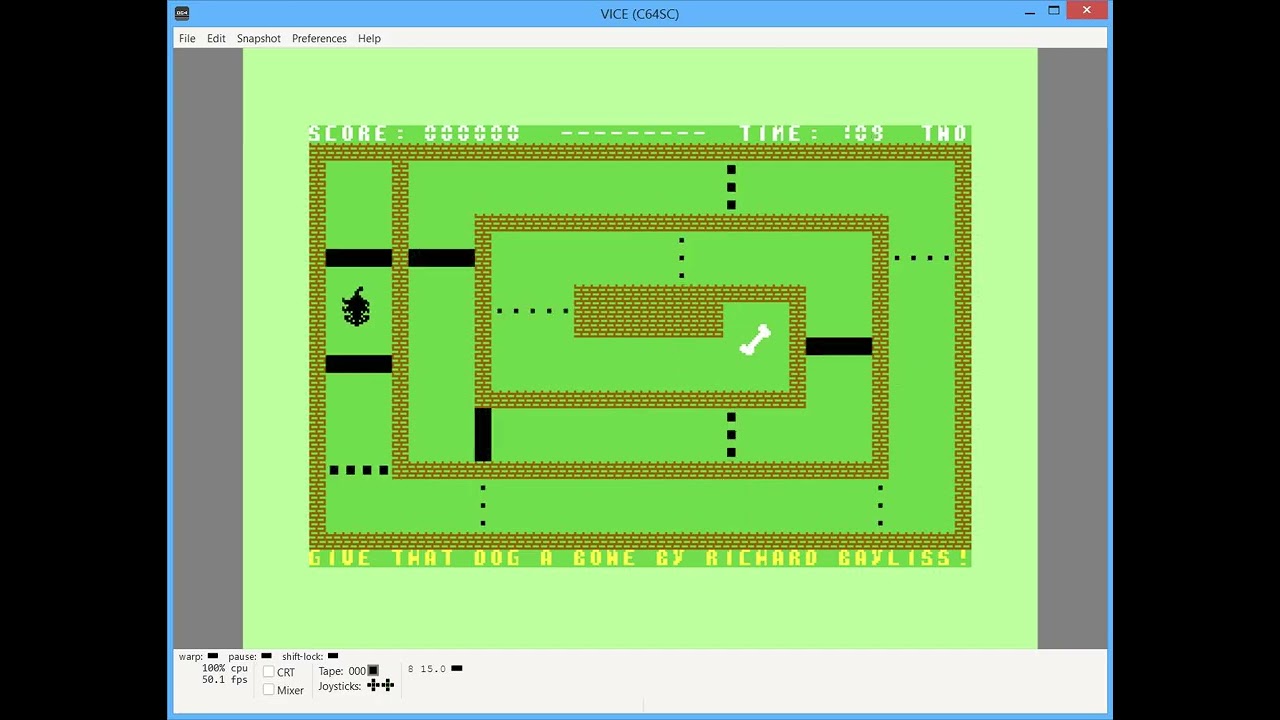 Give that dog a bone - Commodore 64