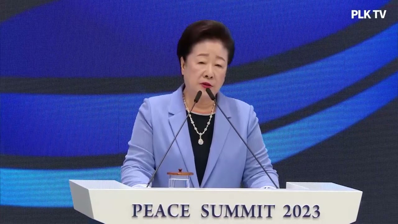 Dr hak Ja Han Moon's Message on World Peace at the 2023 Peace Summit in Korea