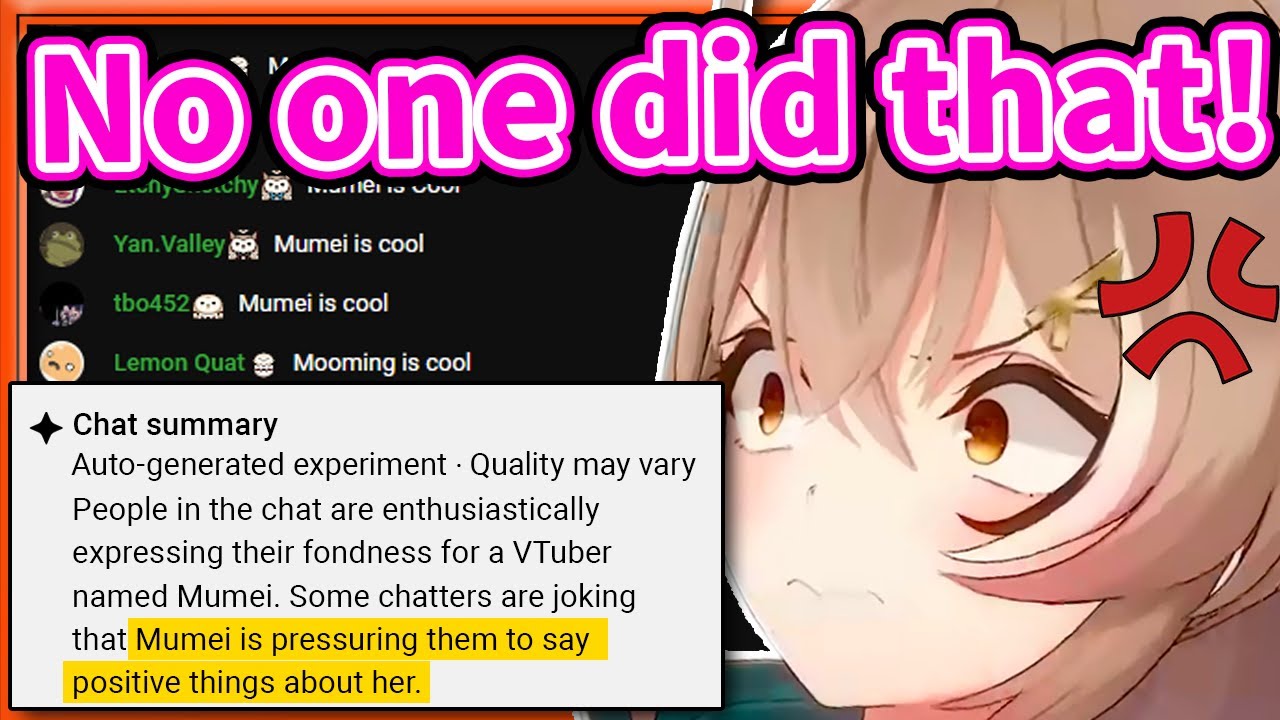 Mumei Keeps Getting Gaslight by Youtube AI 【Nanashi Mumei / HololiveEN】