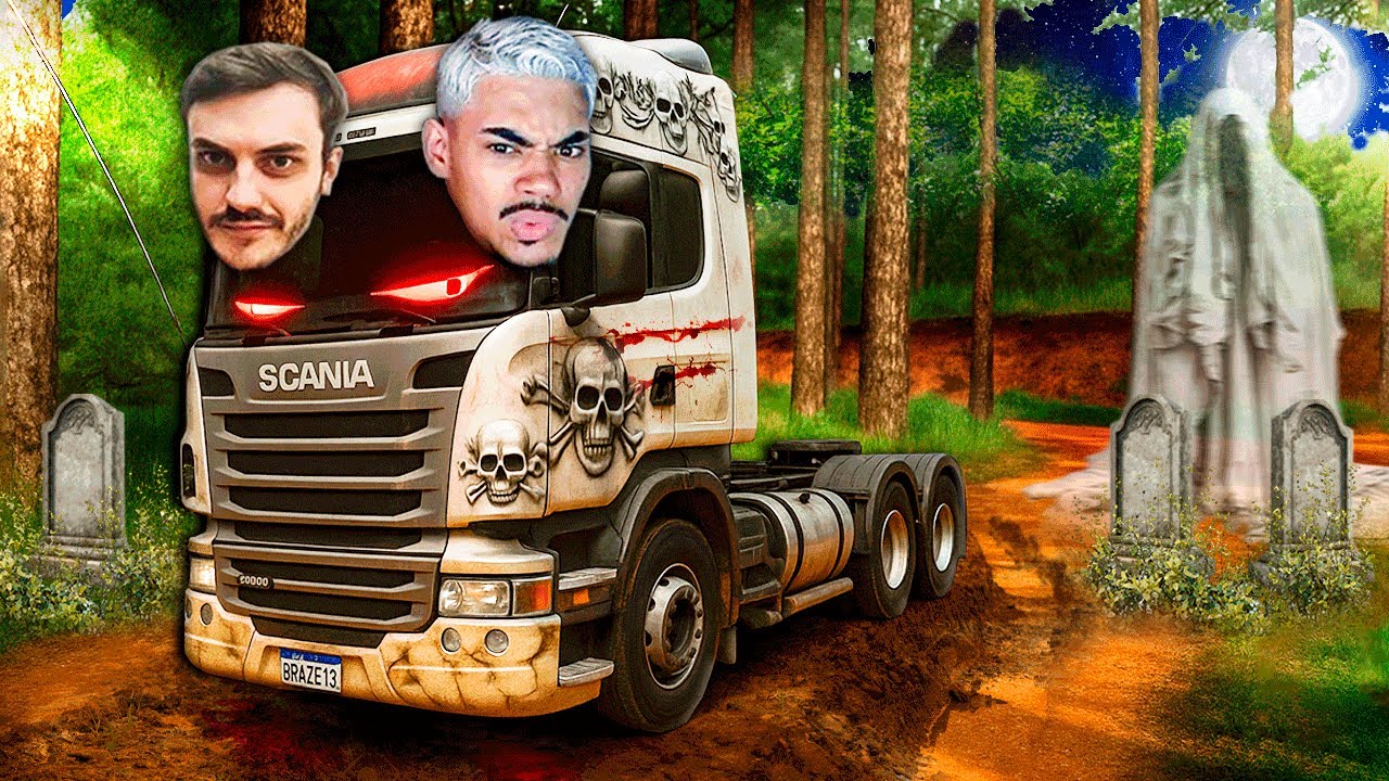 CAMINHÕES FANTASMA ABANDONADOS! GLOBAL TRUCK ONLINE ft.@machineplaysBR