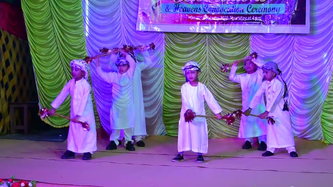 ANNUAL DAY 2024-2025 ||STICK DANCE|| HEAVENS KARAKKAMANDAPAM 