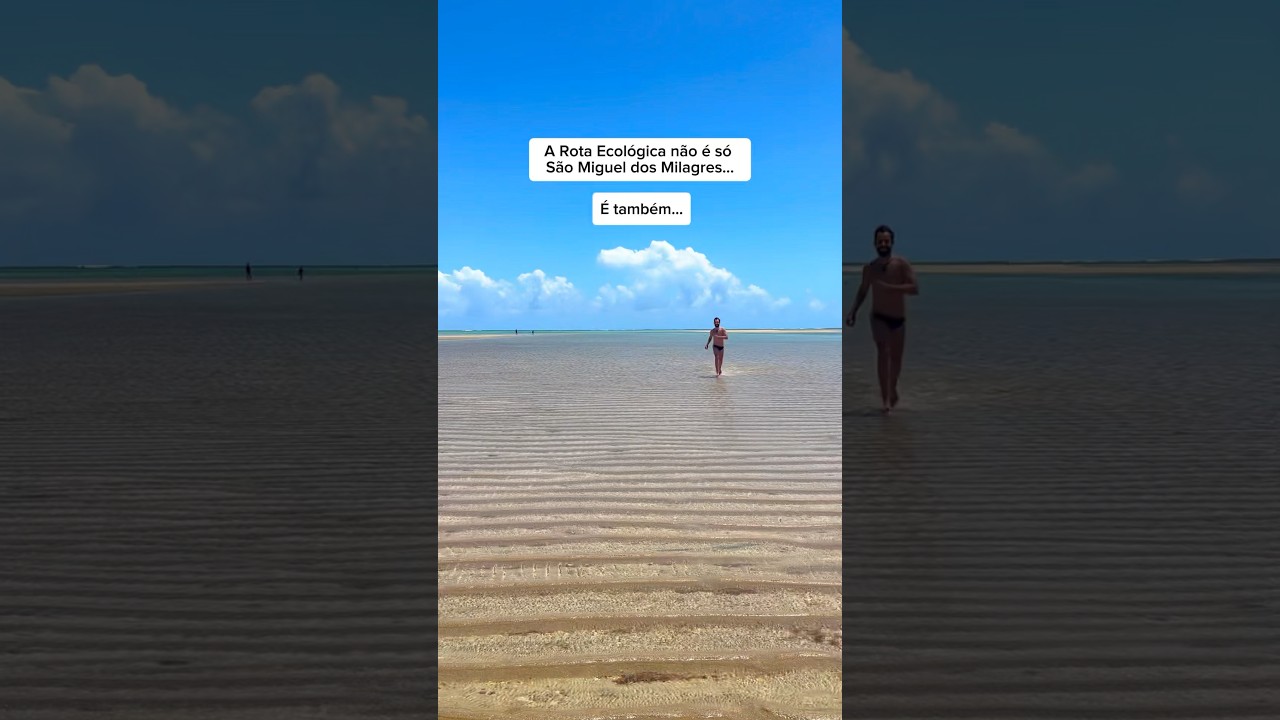 A Rota Ecol&oacute;gica dos Milagres vai muito al&eacute;m de S&atilde;o Miguel dos Milagres! #viagem #alagoas #praia