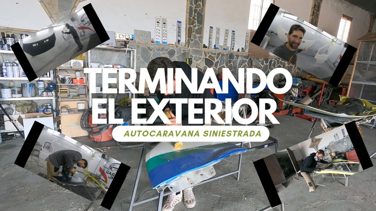 pintamos puertas capo aletas y tenemos problemas 🚑 autocaravana siniestrada 🚑