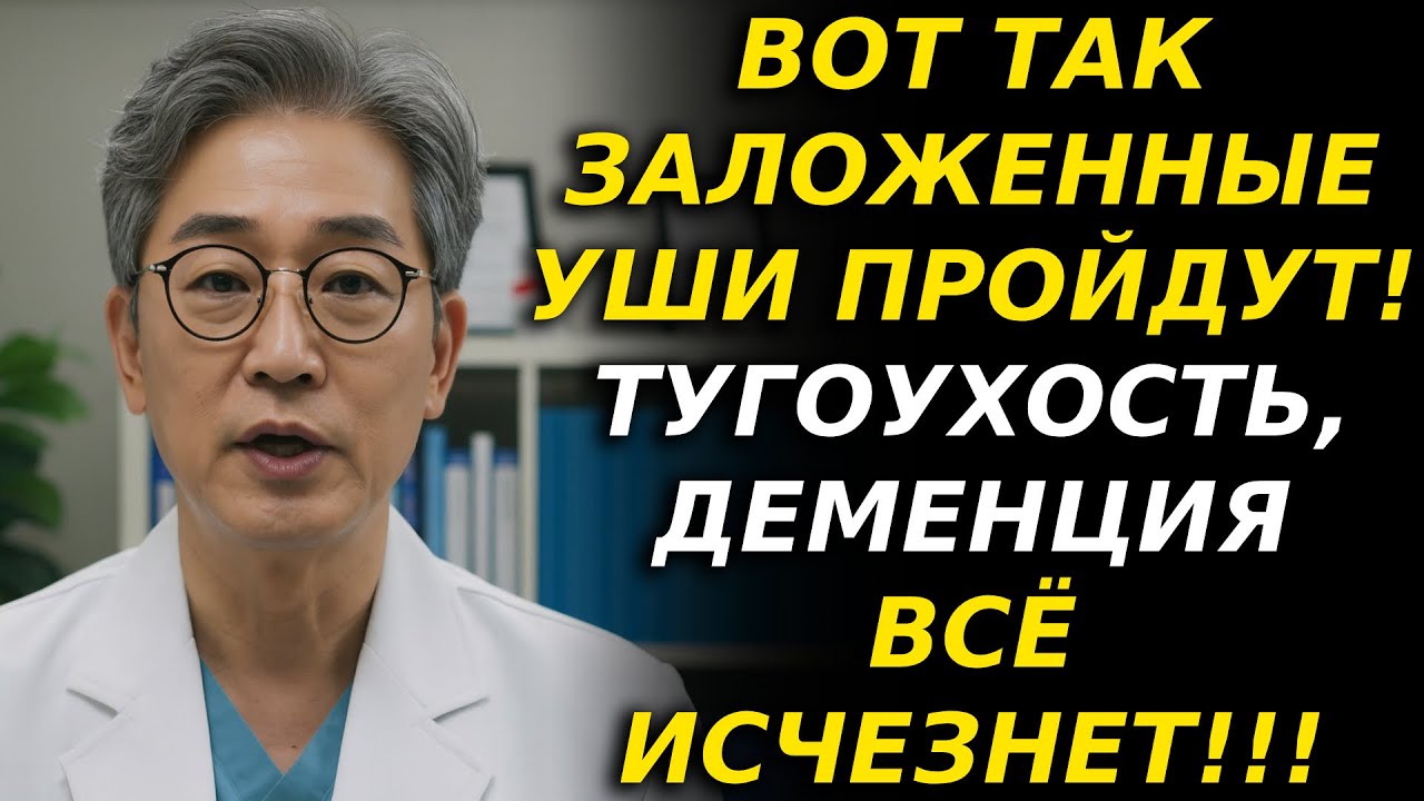 Смотрите это видео. Забывайте про тугоухость и деменцию навсегда. | Уши | Слух | Память | Здоровье