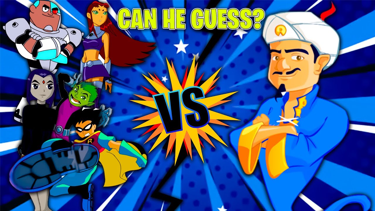 Can Akinator Guess Teen Titans Characters😁 [Hindi Commentry]