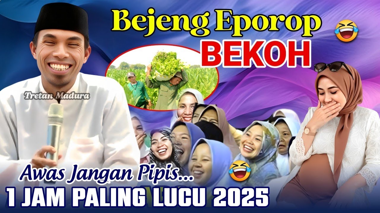 Bejeng Eporop Bekoh 🤣 Ceramah Paling Lucu KH KHOLIL YASIN Terbaru 2025 Full Nyanyi