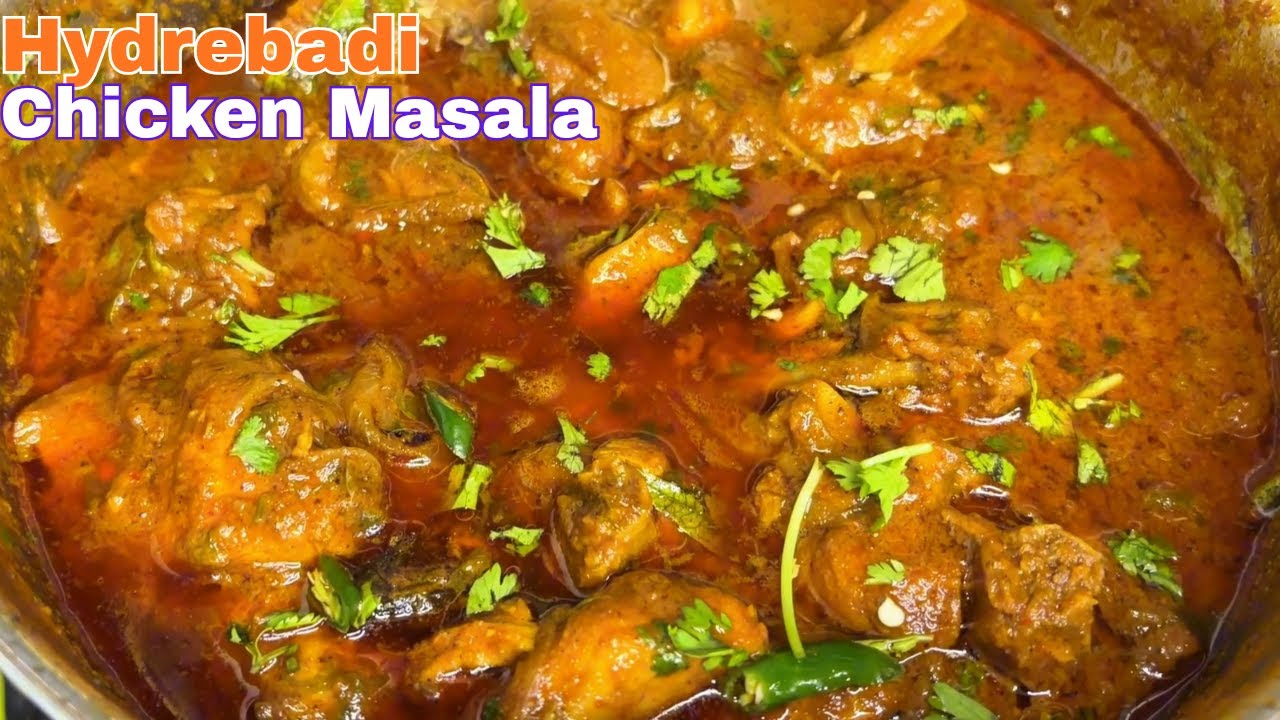 HYDERABADI Chicken Masala Recipe | MASALEDAR HYDERABADI CHICKEN GRAVY | Easy & Tasty Chicken Recipe
