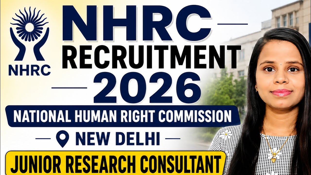 NHRC Recruitment 2026  | No Exam | Salary ₹70,000