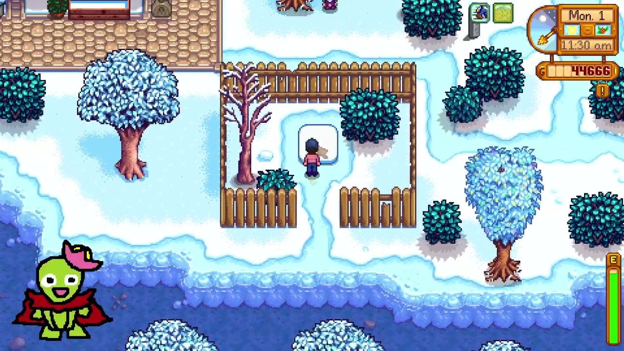 Starting our first Winter of the playthrough