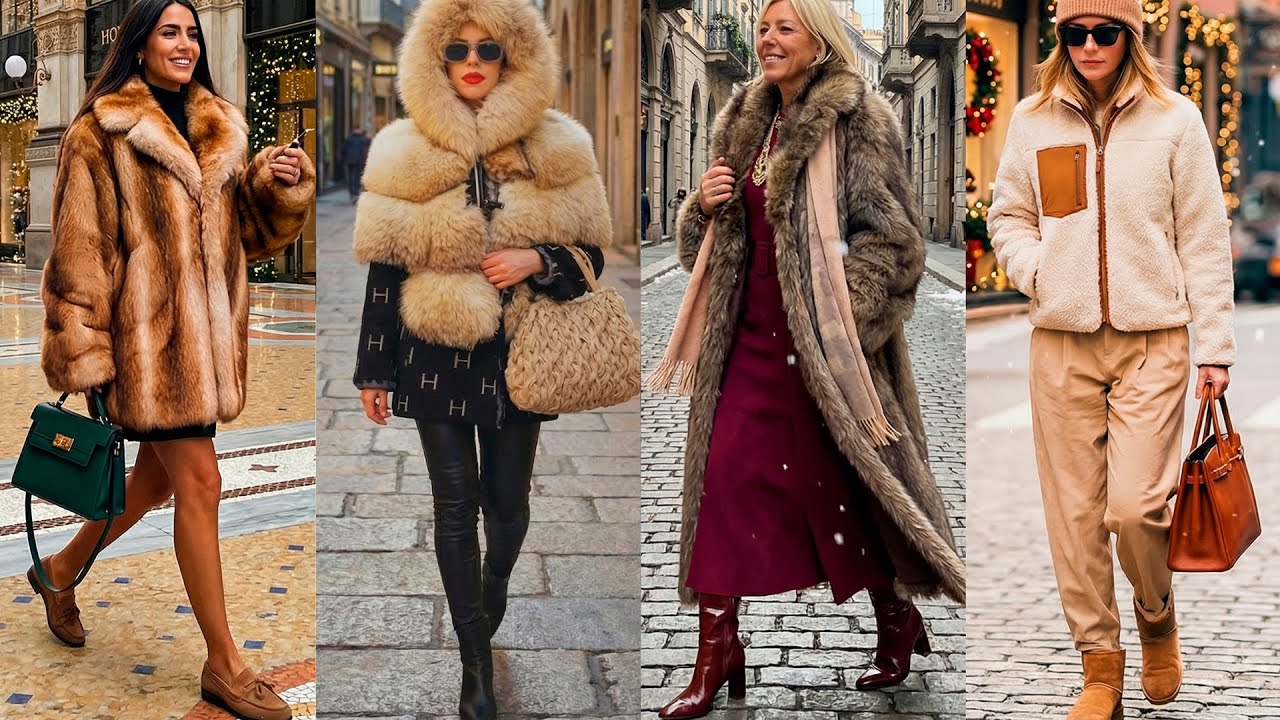 Milan Street Fashion Real People Real Outfits in Winter Conditions✨ Italian Winter Fashion In Milan