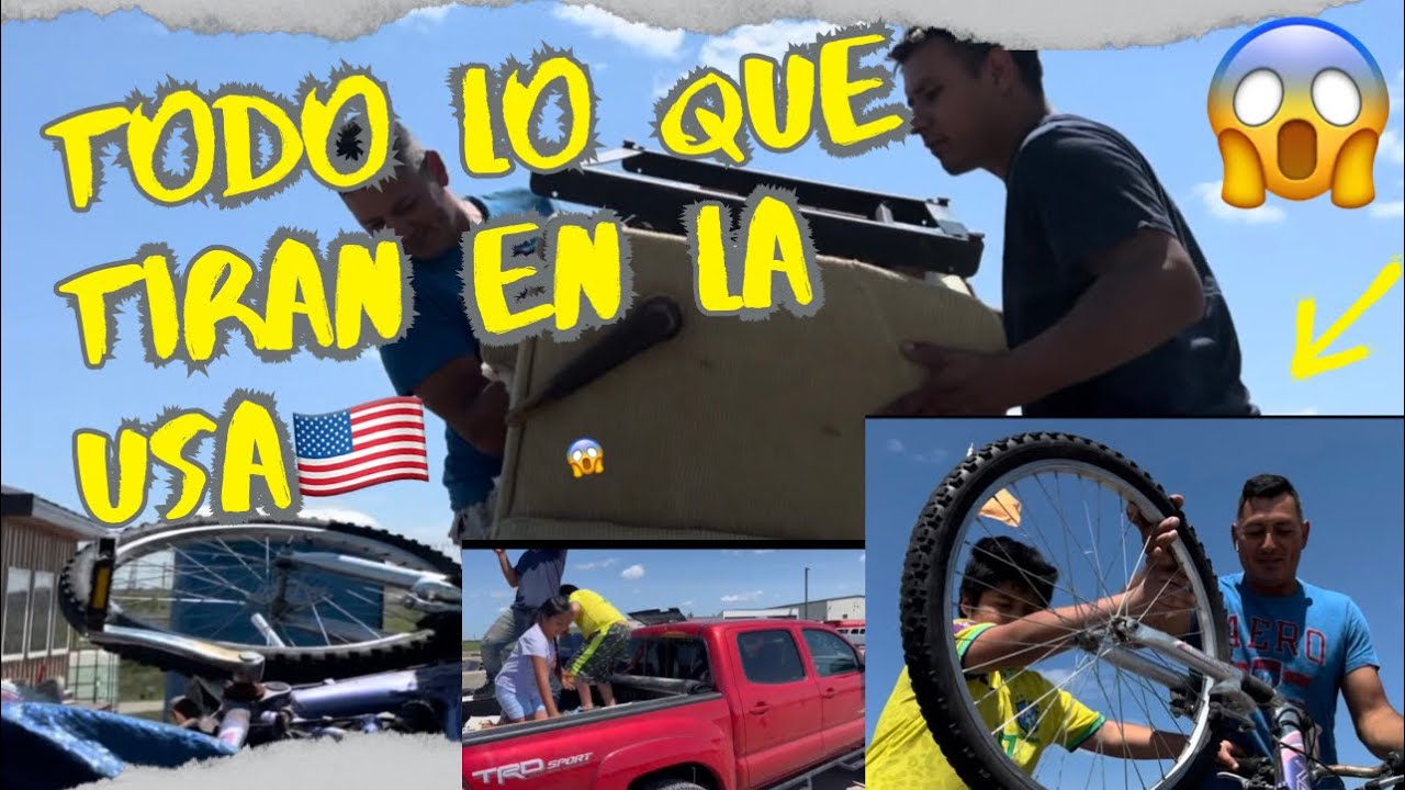 Tirando basura en la usa m🇺🇸 todo esto nos cobraron en este lugar 😱
