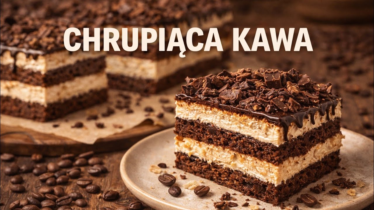 PRZEPIS NA WYJĄTKOWE CIASTO - CHRUPIĄCA KAWA
