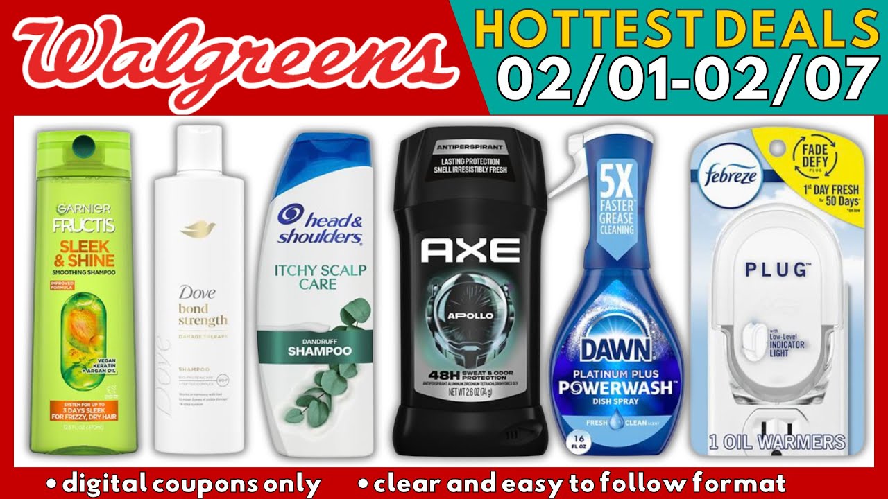 💁🏻‍♀️ Горячие предложения Walgreens на этой неделе 01.02-07.02 | Только цифровые купоны! #купоны