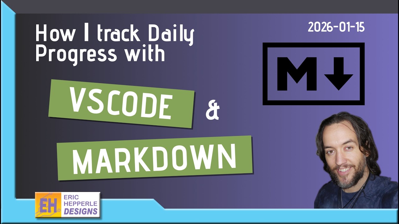 How I Track Daily Progress in VS Code (Markdown Workflow) + Psalm333 TeePublic Tour