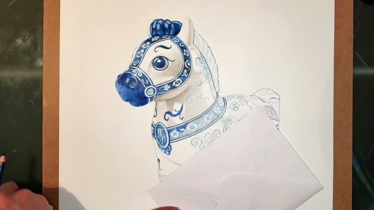 Porcelain horse