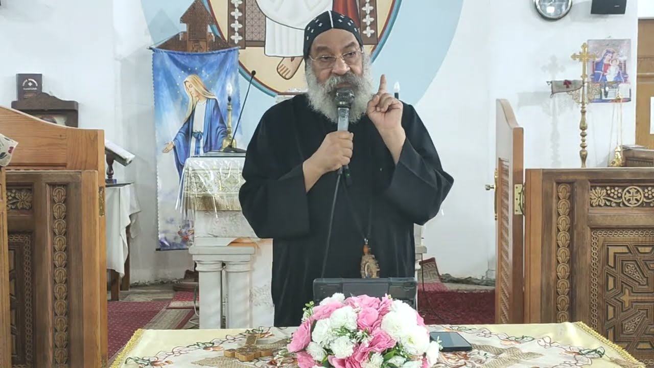 نيافة الحبر الجليل الأنبا رافائيل ومحاضرة بعنوان عقيدة التثليث والتوحيد