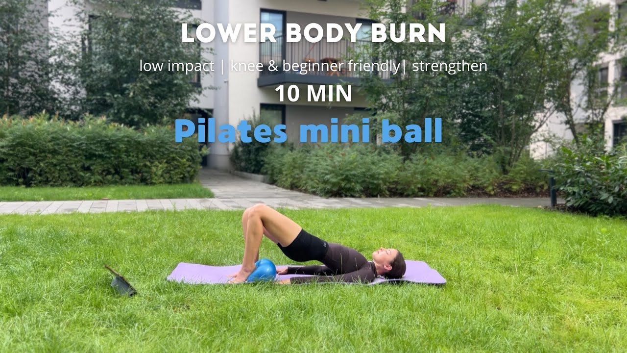 10 MIN Lower Body Burn at home | mini ball \\ Подтянутые ноги   