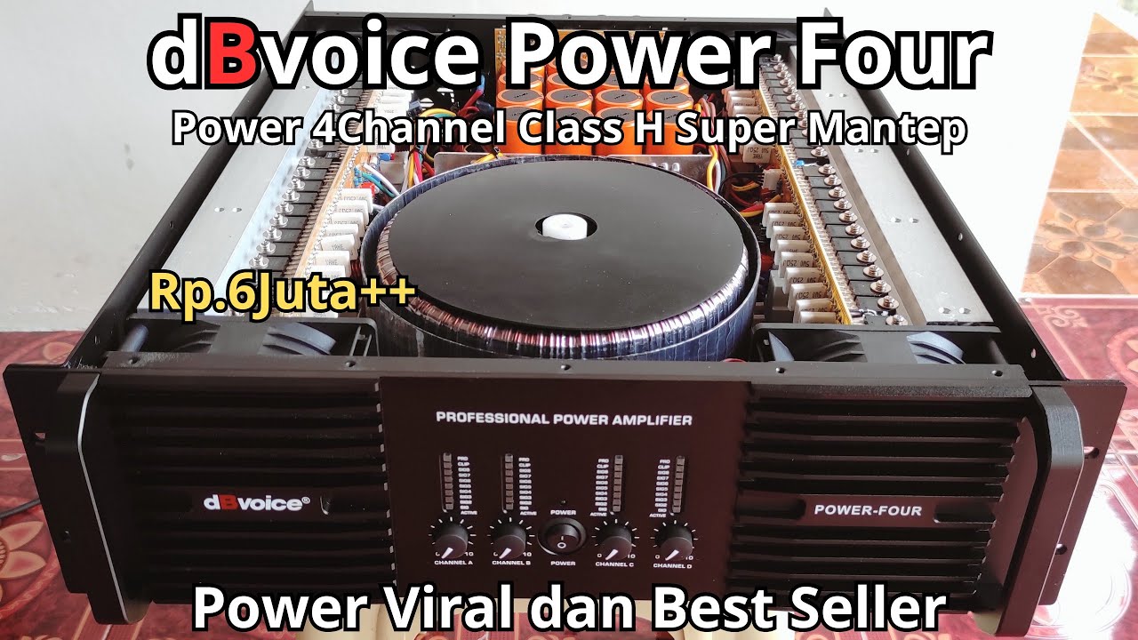 Riview Power dBVoice Paling Laris Cass H Power Four Power 4Channel Murah Meriah dan Tenaganya Mantap