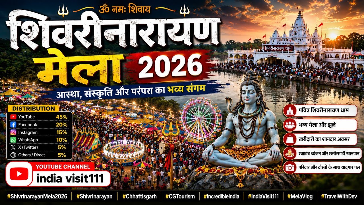 Shiorinarayan mela 2026  शिवरीनाराय मेला 2026