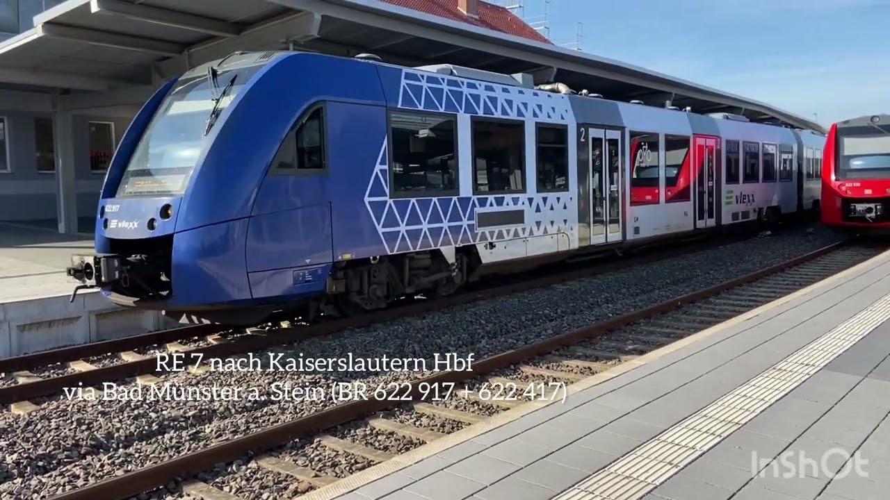 Diesel Bahnhof Bad Kreuznach - 4K