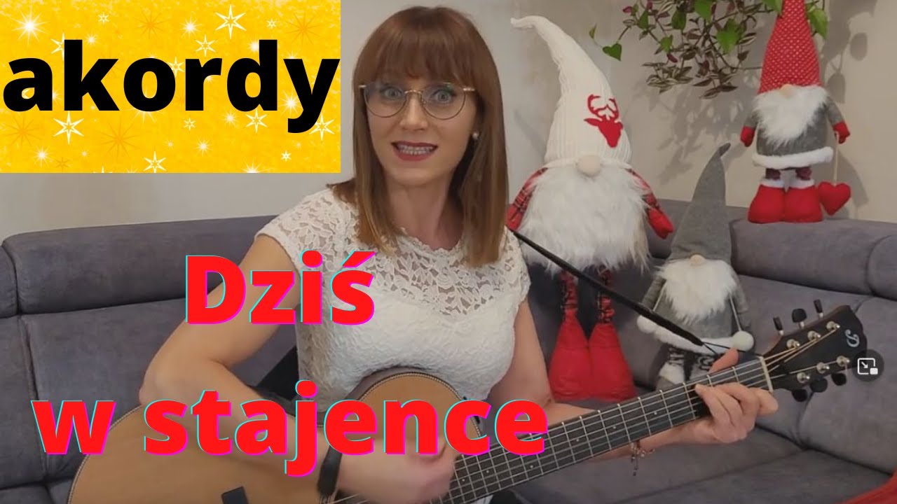 Dziś w stajence - wesoła kolęda - Piosenki religijne z gitarą - Marzena Palka - Zaśpiewajmy kolędę