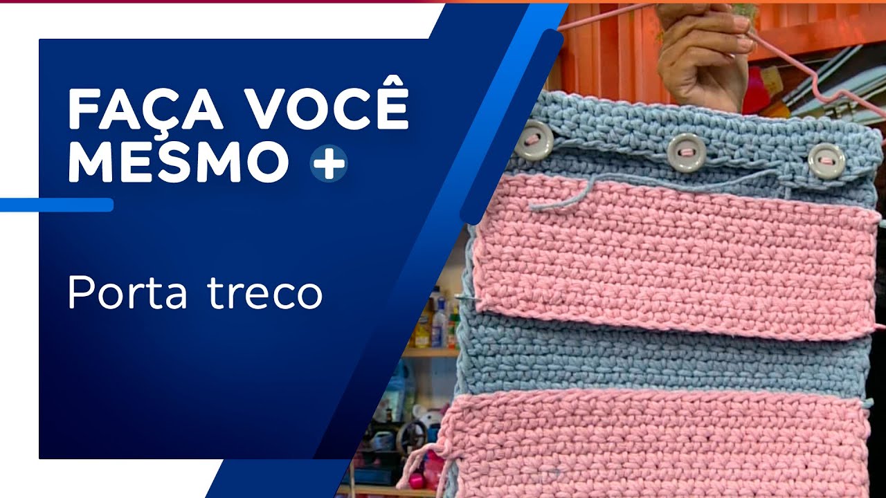 Porta treco em crochê por Liz Santiago