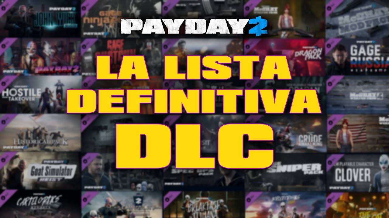 PAYDAY 2: TODOS los DLC del MEJOR al PEOR | Lista Definitiva