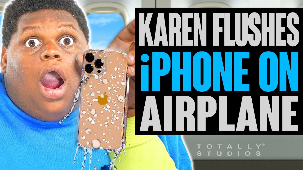 Карен смывает iPhone в самолёте. И запрещает телефоны в школе. Неожиданная концовка.