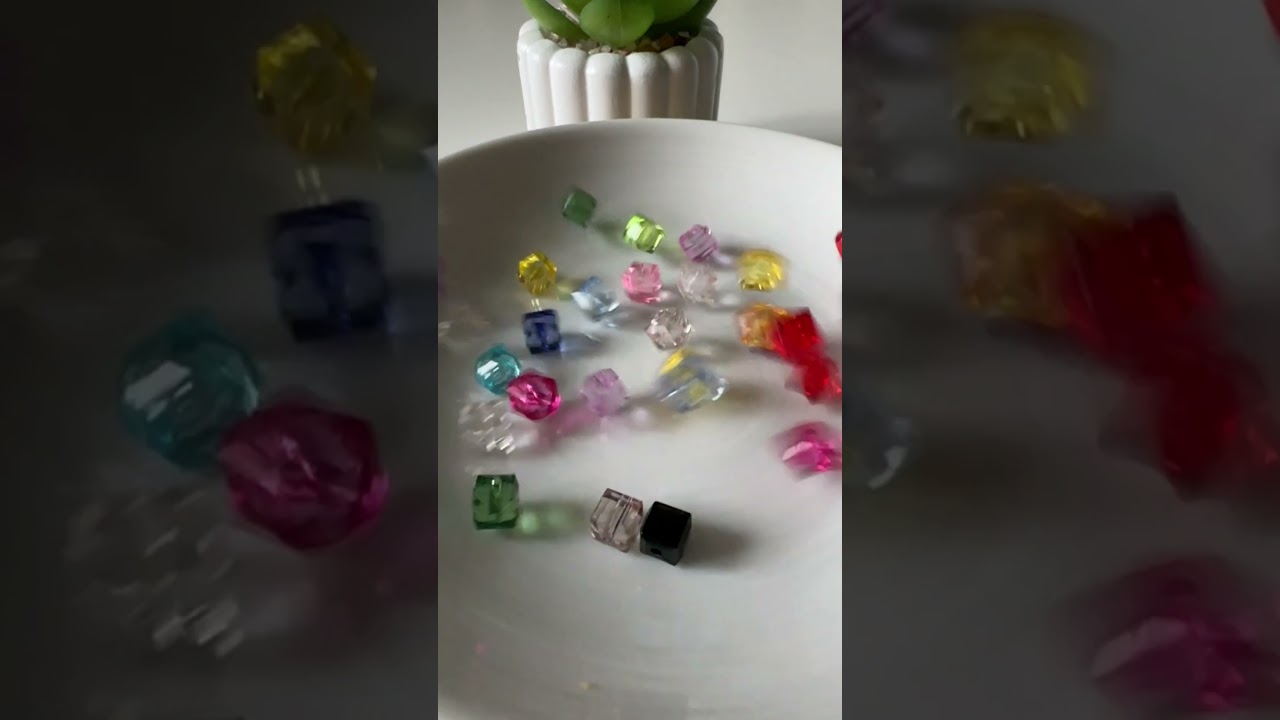 Mix colors Tiny Crystal Beads for Diy beading Jewelry.