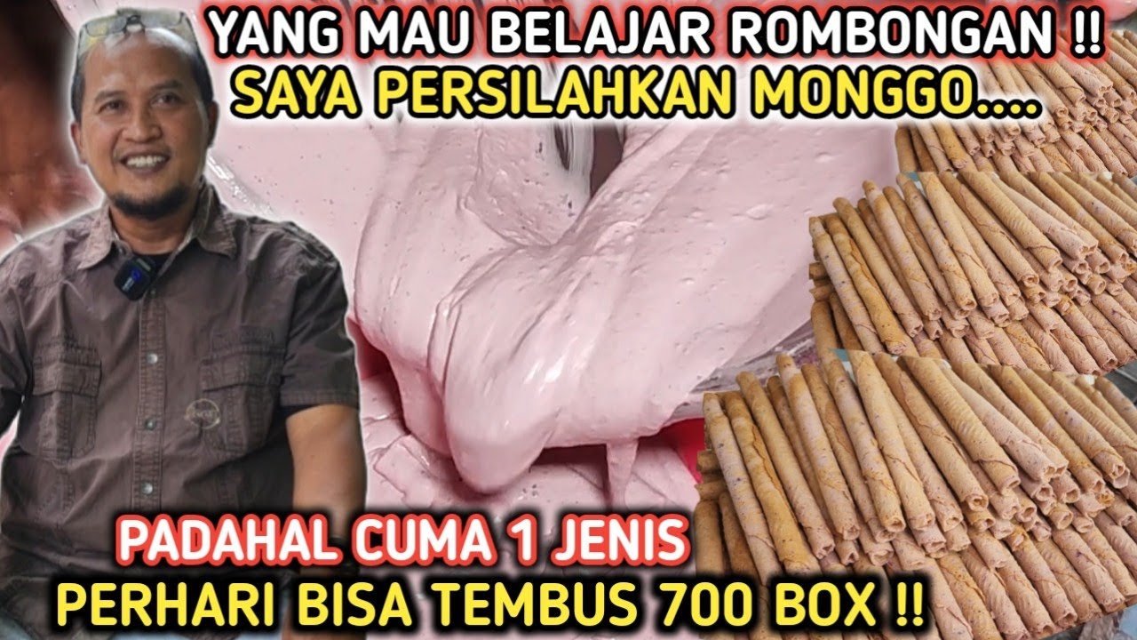 PADAHAL CUMA 1 JENIS ‼️PERHARI TEMBUS 700BOX BOLEH BELAJAR ROMBONGAN DISINI LIHAT PROSES PRODUKSINYA