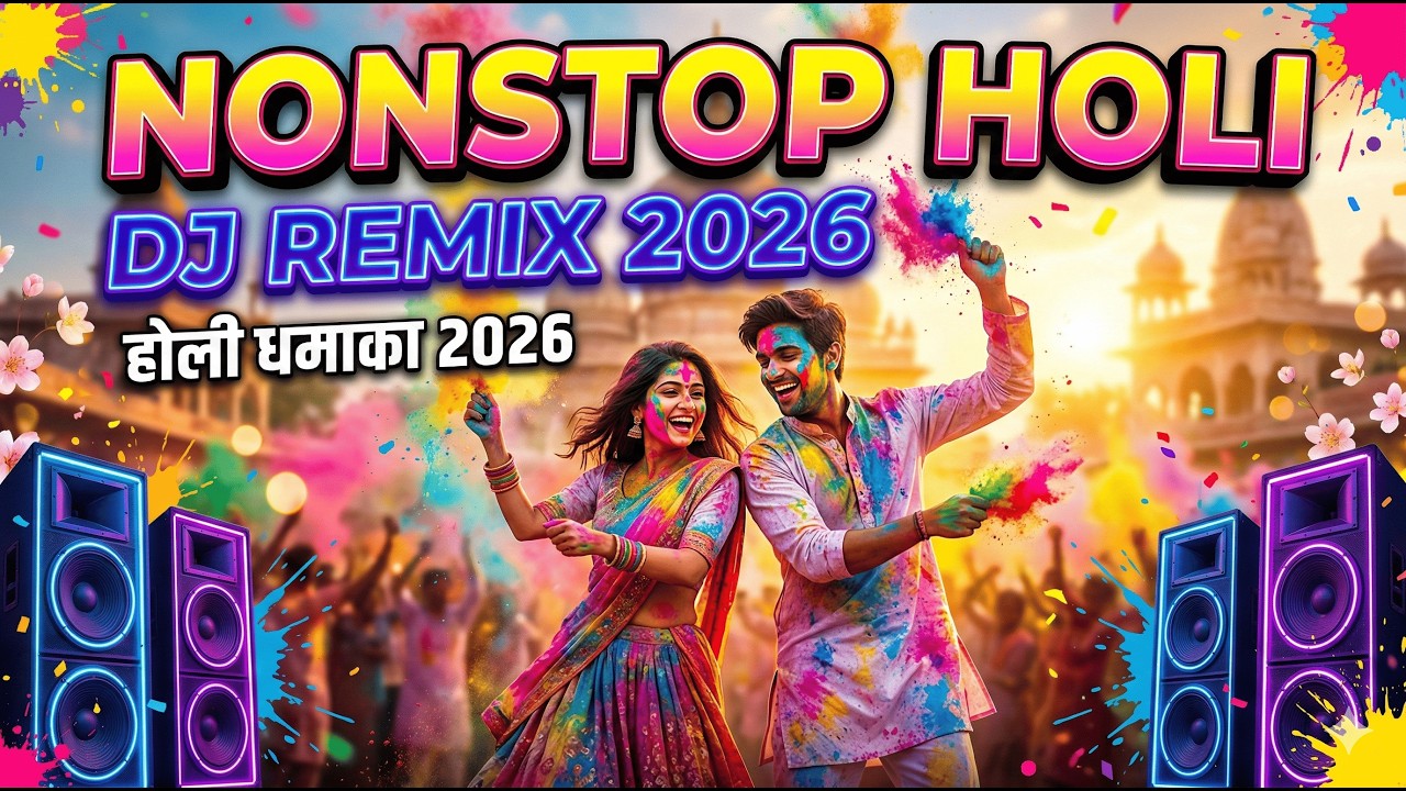 Nonstop Holi DJ Remix 2026 | होली धमाका 2026 | Happy Holi | Holi DJ Song 2026 | होली New Song
