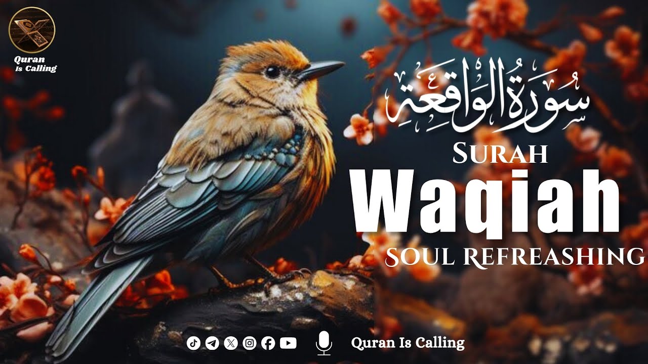 Most soothing recitation of Surah Waqiah | سورة الواقعة | Quran is Calling