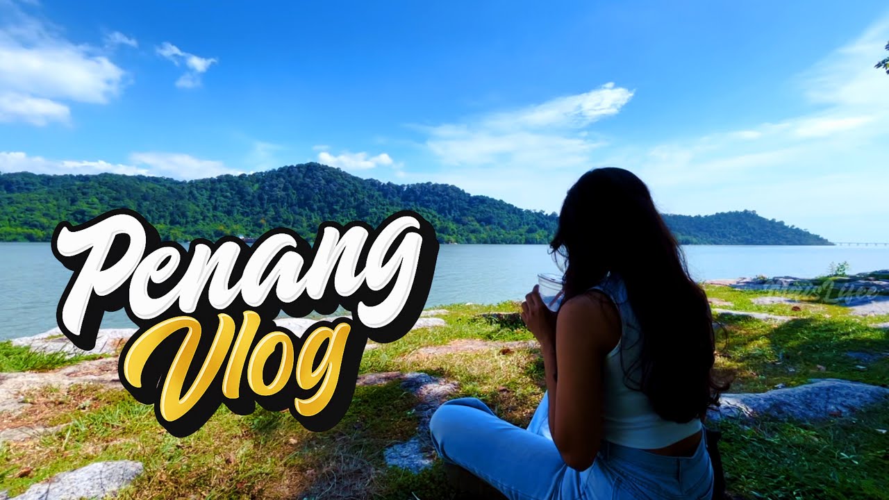 A Day in Penang | Queensbay Mall Tour + Hidden Seaside Chill Spot! 🇲🇾🌊