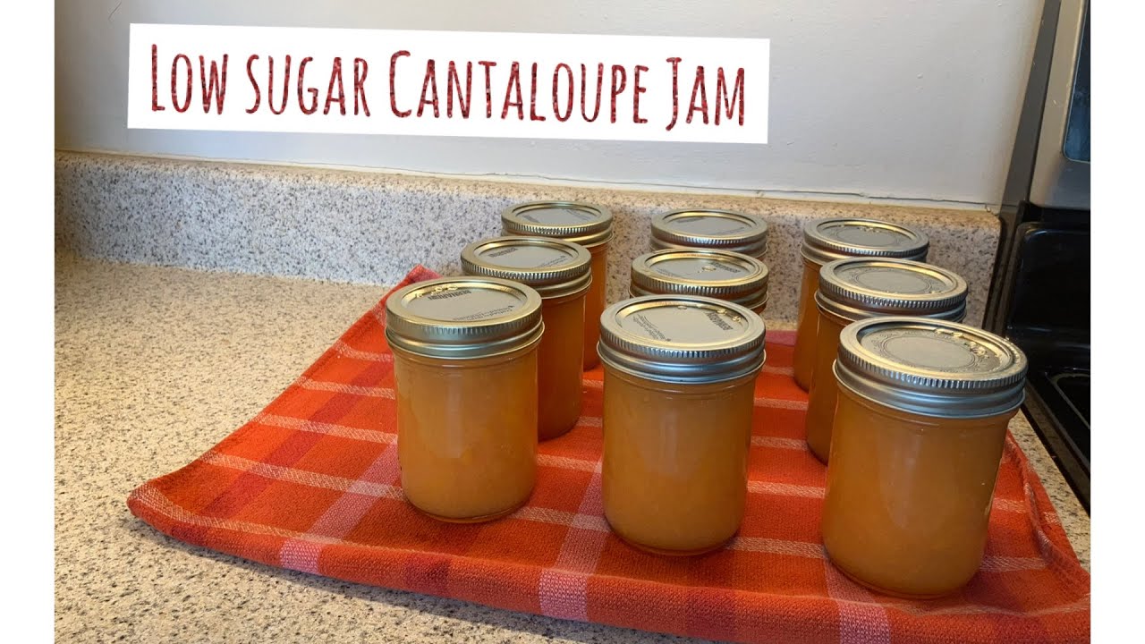 Low sugar Cantaloupe Jam with Pomonas Pectin