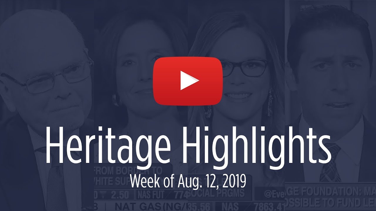 Heritage Highlights: Hong Kong Protests, Gun Violence, Deficit, Social Media Bias