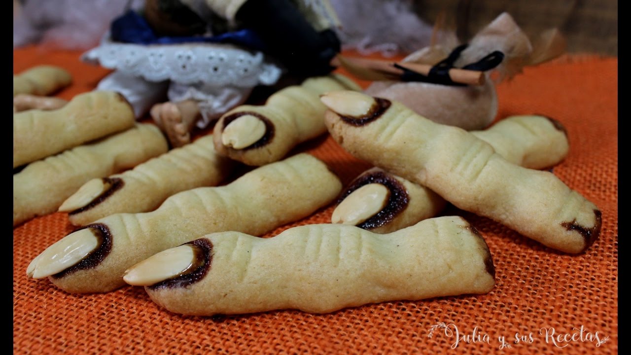 Galletas dedos de bruja 👌TERRORÍFICOS para Halloween
