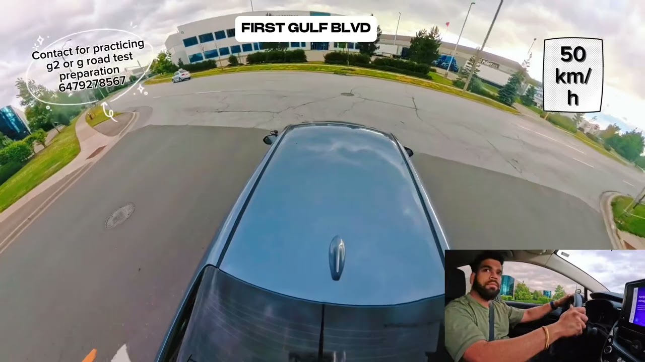 G2 road test route -1 Brampton, 01