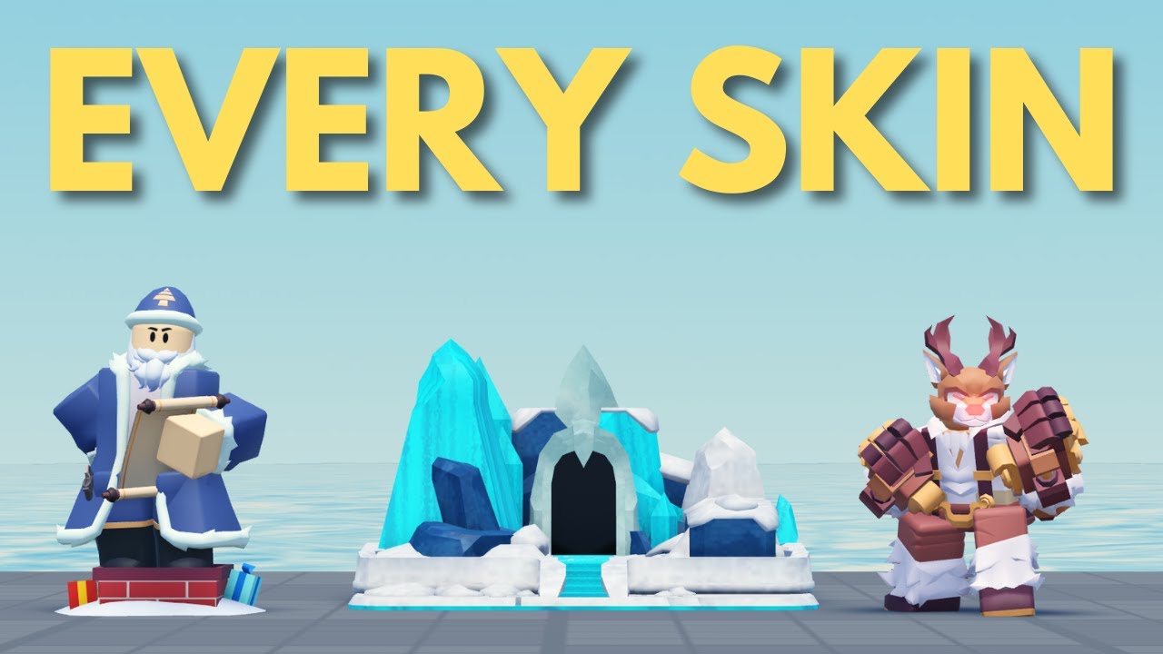 Showcasing NEW SKINS in The Frost Event! | Dark Frost, Frost Mortar, More! Roblox TDS