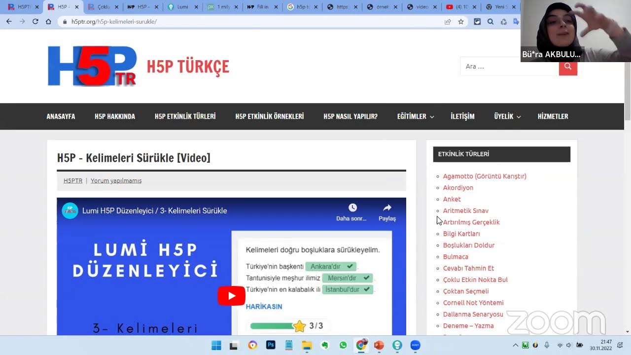 Dr. Kerim Sarıgül-H5P ile Etkileşimli Dil  Eğitimi İçeriği Hazırlama_30.11.2022