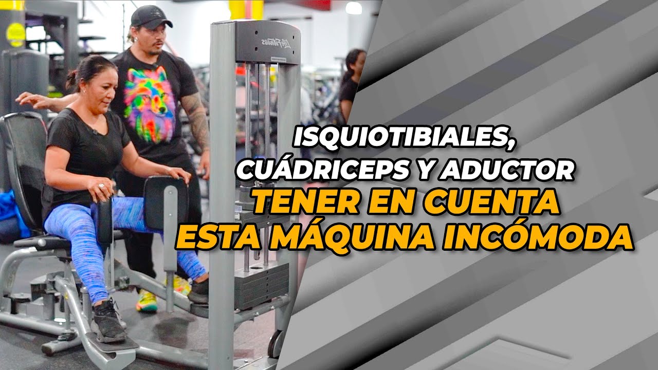 ISQUIOTIBIALES, CUÁDRICEPS Y ADUCTOR   TENER EN CUENTA ESTA MÁQUINA INCÓMODA | Frank Serapión.
