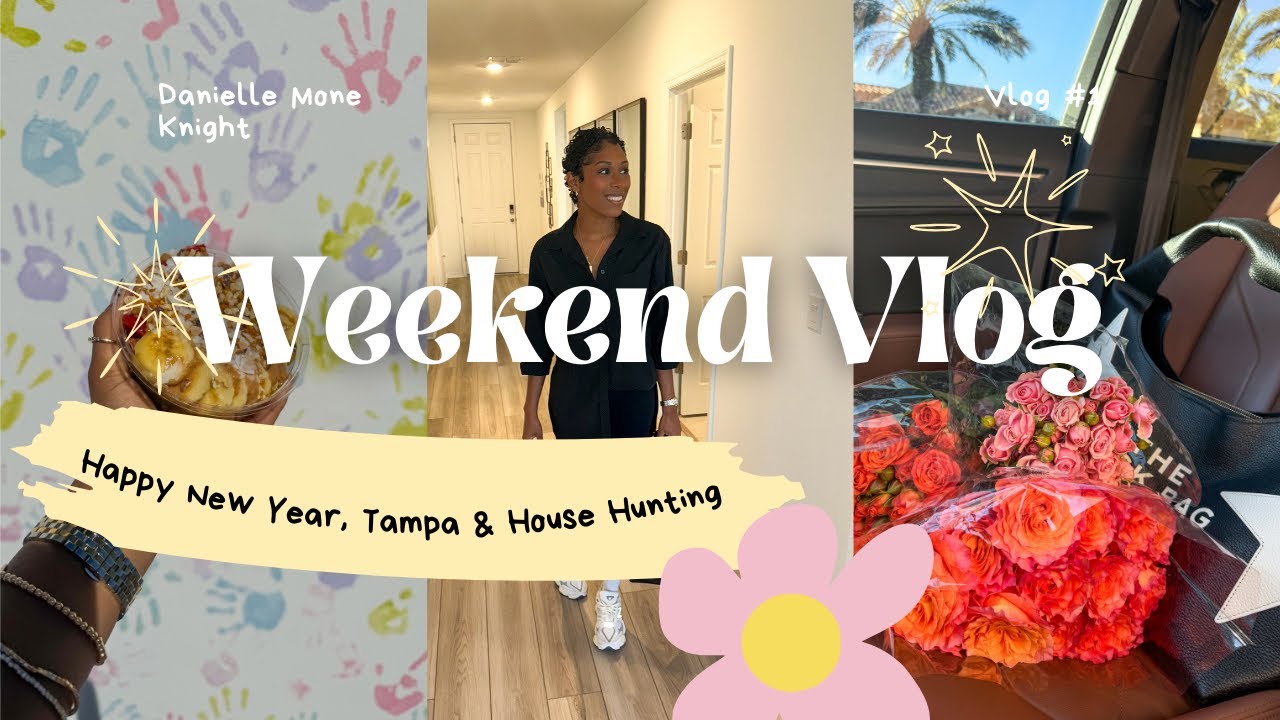 This Year's First Weekend Vlog | Happy New Year, Tampa & House Hunting