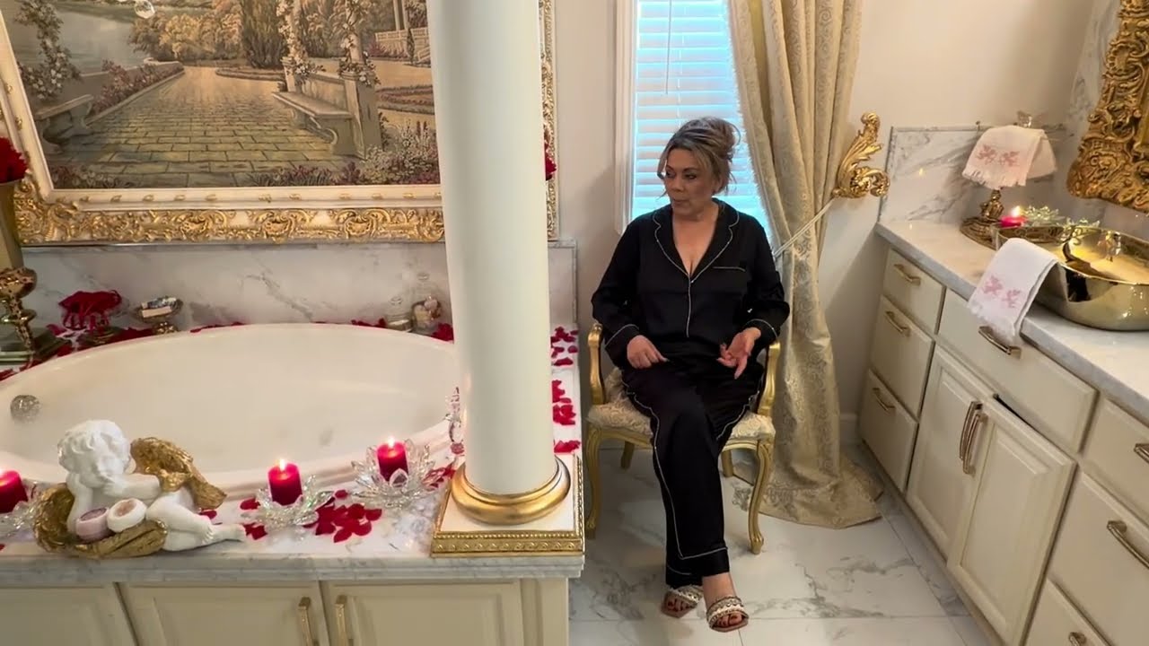 Baño decoracion de San valentin