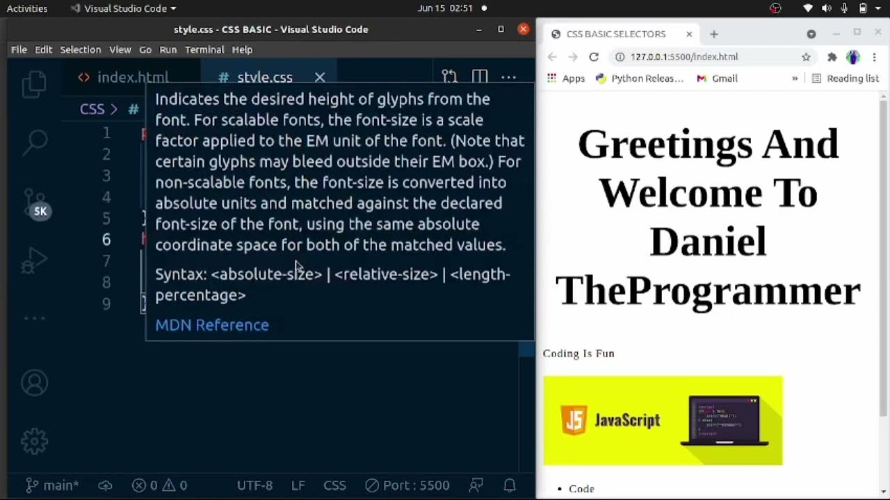 CSS BASIC SELECTOR & CSS BOX MODEL [Practical approach]  #BeginnersFriendly #web #css