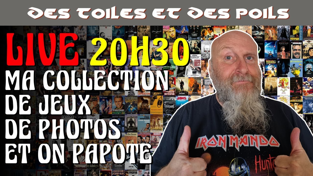 LIVE PRÉSENTATION de ma COLLECTION de JEUX de PHOTOS