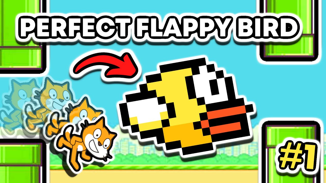 Создайте ИДЕАЛЬНУЮ игру Flappy Bird | Учебное пособие по Scratch (часть 1)