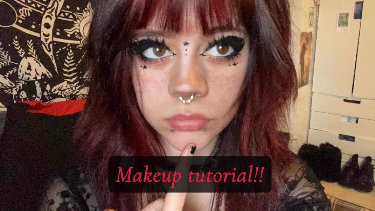Makeup tutorial! 🦇🖤