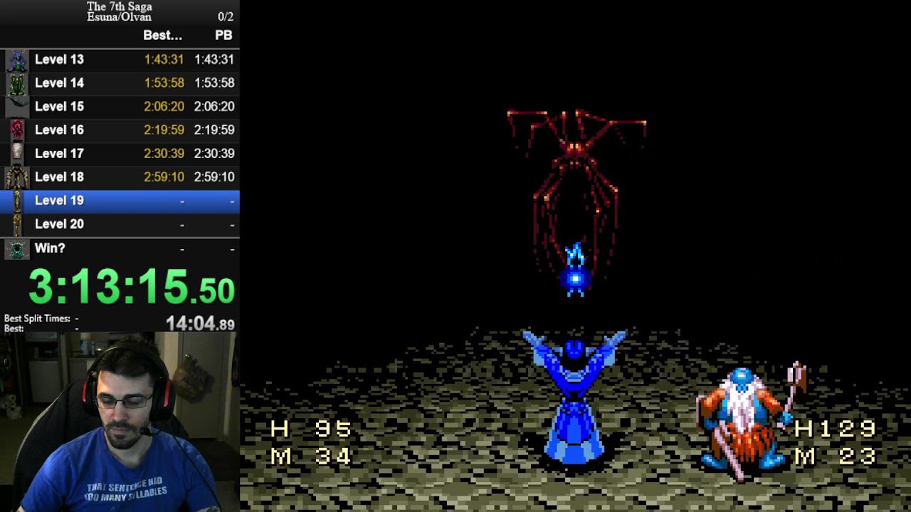 7th Saga 7/49 Challenge Esuna/Olvan 10:35:16