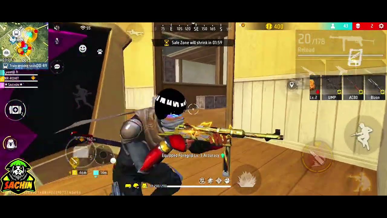 22 Kills💪 SCAR+M1887⚡Duo Vs Squad gameplay 🎯 99% headshot rate 🔥 Garena Free Fire