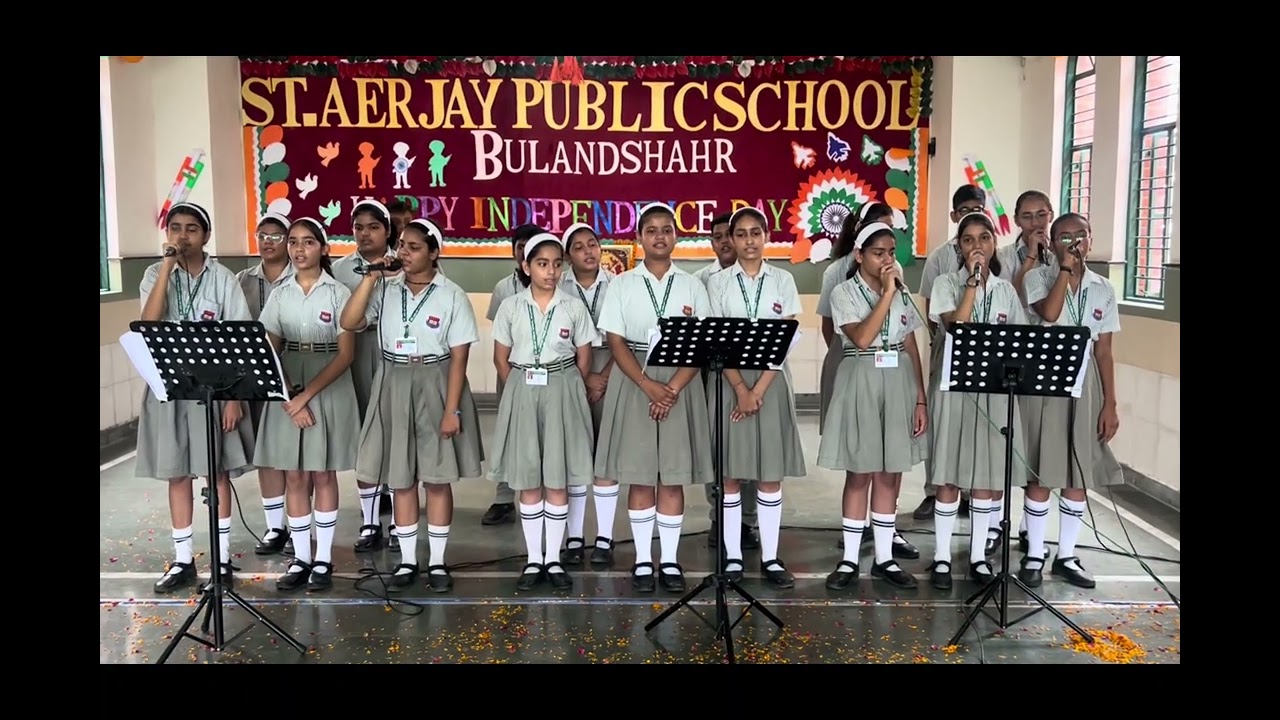 “79 th Independence Day Celebration at St. Aerjay Public School 🇮🇳✨