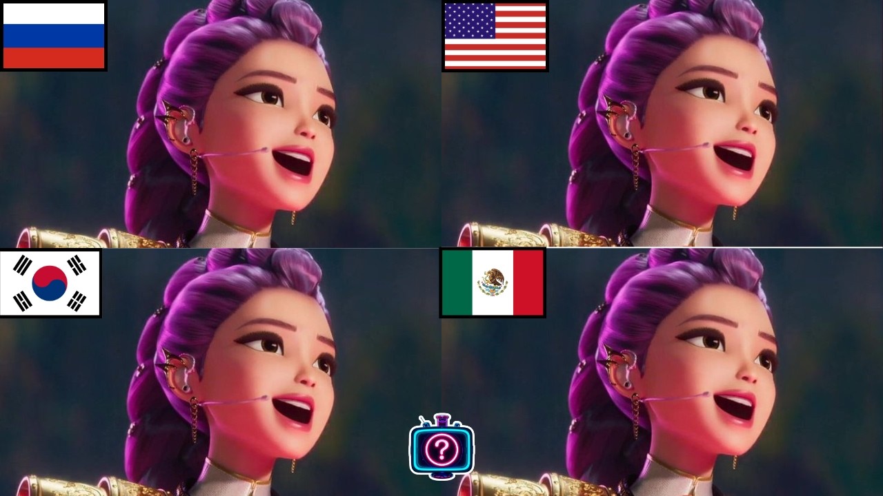 Las Guerreras K-POP en varios idiomas 🌍 | Adivina las canciones y personajes Zoey Rumi 💖
